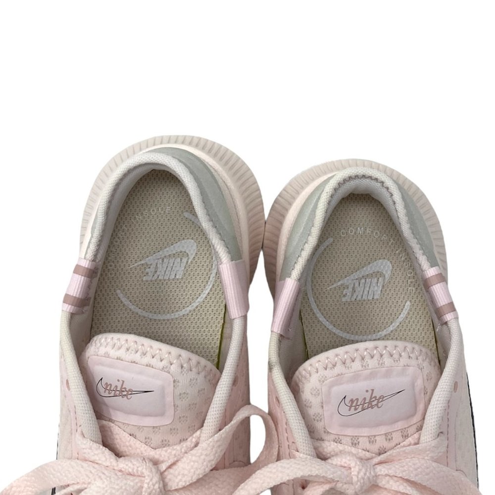Nike Reposto Low Top Women Gray Light Pink Sneakers Running Mesh CZ5630 602 - Picture 7 of 11